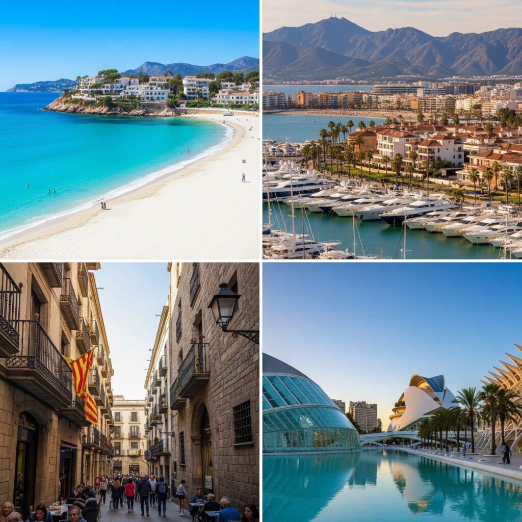 Beautiful Places to Visit in Spain - Costa Blanca , Barcelona , Marbella , Valencia