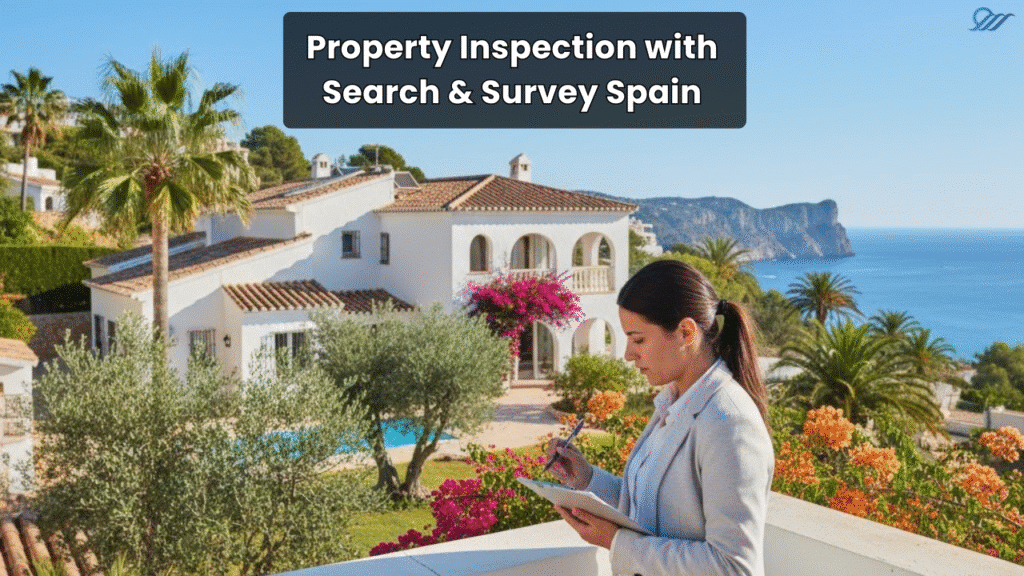 Property inspection in Spain by Search & Survey Spain expert near coastal villa