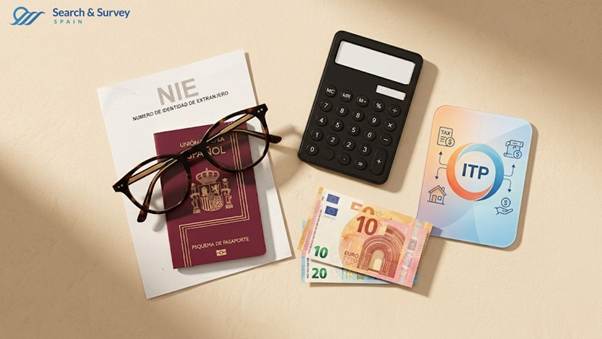 NIE number and calculating ITP property taxes when buying property in Spain