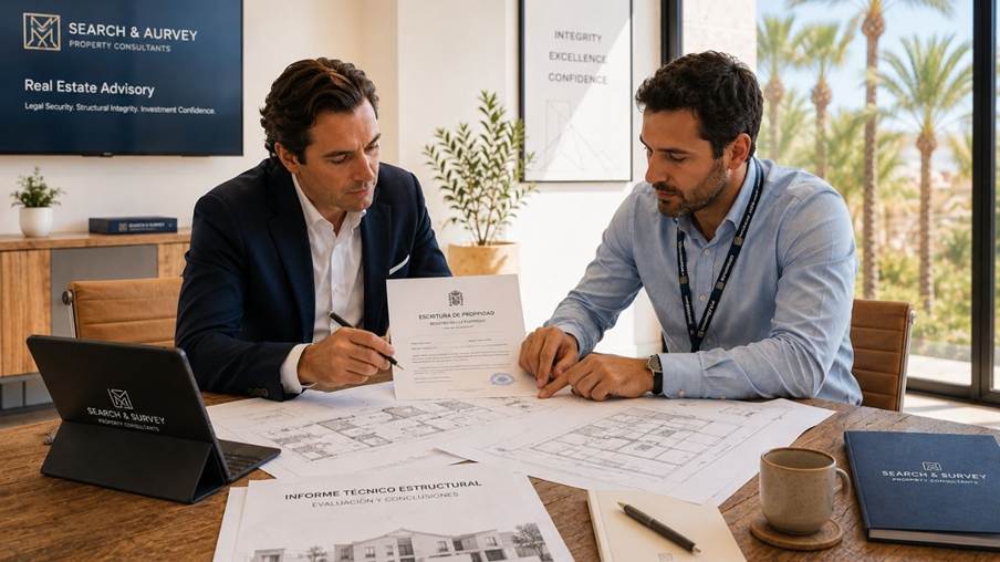 property documents together at Search and Survey Spain to protect buyers